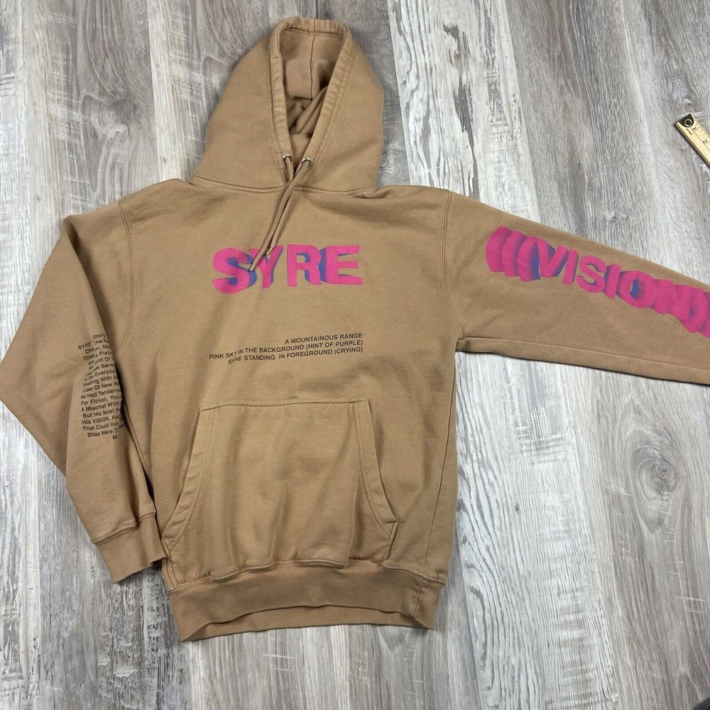 Jaden Smith ERYS SYRE MSFTSrep Tan Album‎ Promo Vision Hoodie Size Small